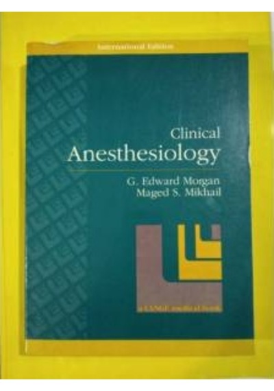 Clinical Anesthesiology İngilizce Morgan