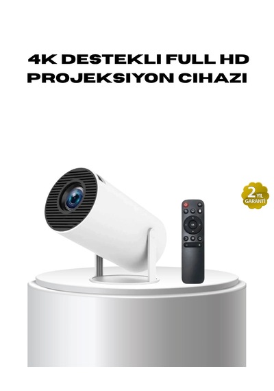 4k Destekli Full Hd Projeksiyon Cihazı 130 İnç Geniş Ekran, Wifi Ve Hdmı Bağlantılı 76432381