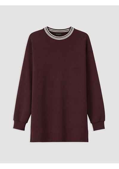 Lcw Everyday Mürdüm Soft Touch Kadın Sweatshirt Tunik