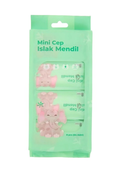 Mini Cep Islak Mendil Günlük Pratik 8&amp 39'lu Paket 5047 6'li