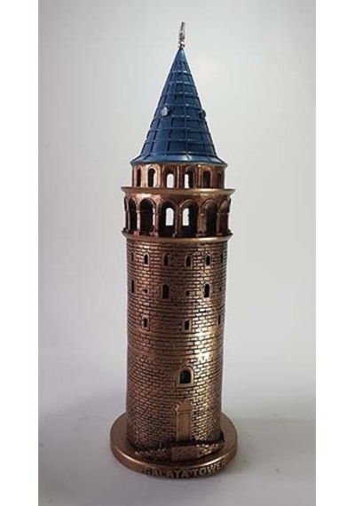 Galata Kulesi Biblo Bronz 41 Cm