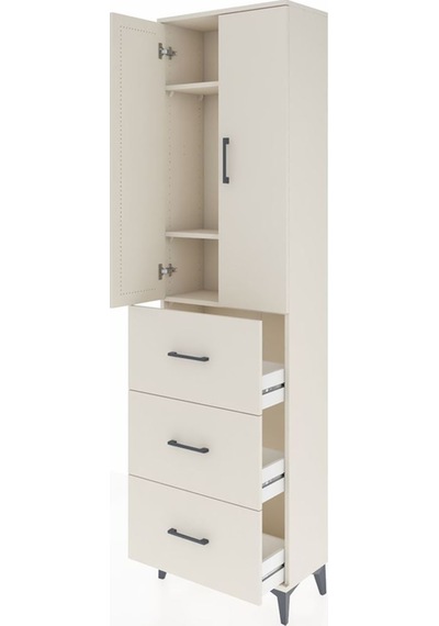 Arges Dolap 3 Raflı 3 Çekmeceli 2 Kapaklı 60x30x221 Aytaşı-ay... Aytaşı Arges Dolap 3 Raflı 3 Çekmeceli 2 Kapaklı 60x30x221 Aytaşı-ay... Aytaşı