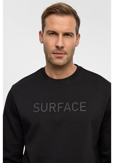 Süvari Siyah Regular Düz Bisiklet Yaka Sweatshirt Sw2013700023-s09 Siyah