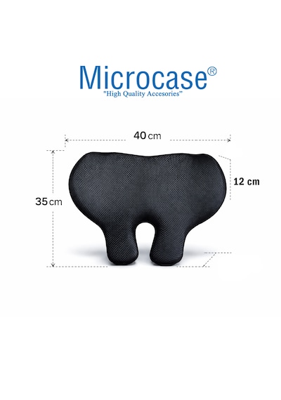 Microcase Ortopedik Memory Foam Oto Koltuk Kafa Ve Destek Minderi + Kafa Destek Minderi Al5523