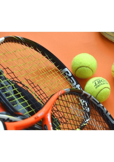 4 Adet Sarı Tenis Topu - Antrenman Tenis Topu - Masaj Topu