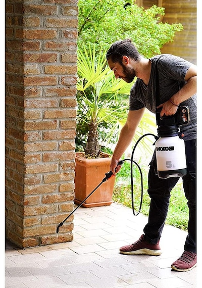 Worx WG829E 20V 2.0Ah Li-Ion Omuz Askılı Basınçlı Ilaçlama Pompası 5 L