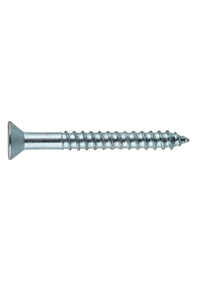 40037 6-inç X 2-1/2-inç Düz Başlı Phillips Ahşap Vida, 100&apos Lü Paket, Çinko
