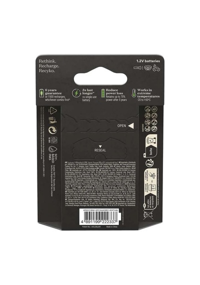 Gp Recyko Pro 2000 Mah Şarj Edilebilir Aa Kalem Pil 6'lı