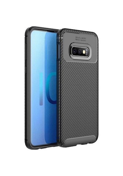 Samsung Uyumlu Galaxy S10E Karbon Görünüm Negro Silikon Kilif 545333697
