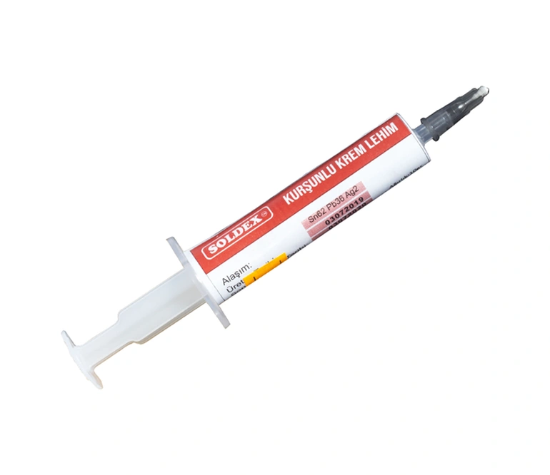 Soldex Kurşunlu 10 Gr. Şırınga Krem Lehim