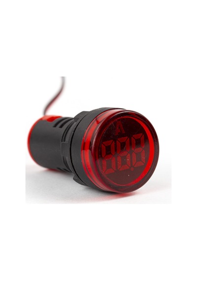 Ew16-22la-k Q22mm Ampermetre Led 100a Kırmızı - 2'li Paket