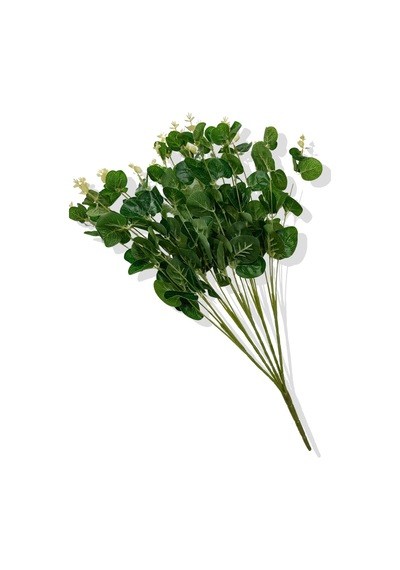 Cihan Çiçekçilik Yapay Okaliptus Demeti 50 Cm 5 Dal 20 Kafa Yeşil