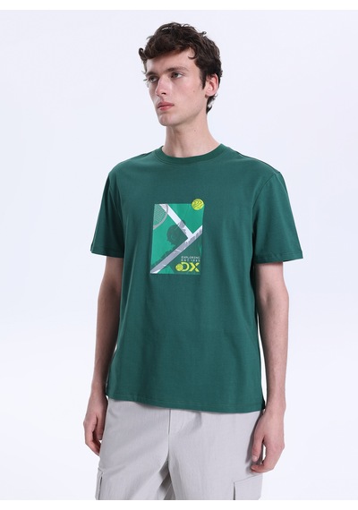Discovery Expedition Yeşil Erkek %100 Pamuk T-shirt D6sm-tst3741