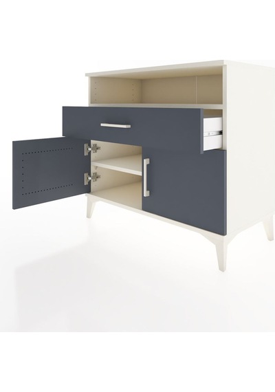 Hyperion Şifonyer 2 Raflı Tek Çekmeceli 2 Kapaklı 88x44x80 Aytaşı-antrasit Aytası Hyperion Şifonyer 2 Raflı Tek Çekmeceli 2 Kapaklı 88x44x80 Aytaşı-antrasit Aytası