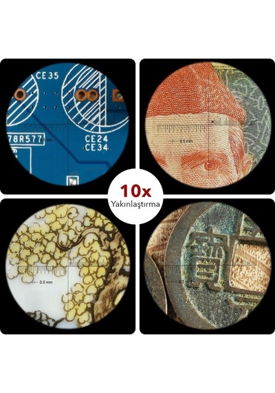 Mg 8018 Ölçekli 10x Lup Şarj Edilebilir