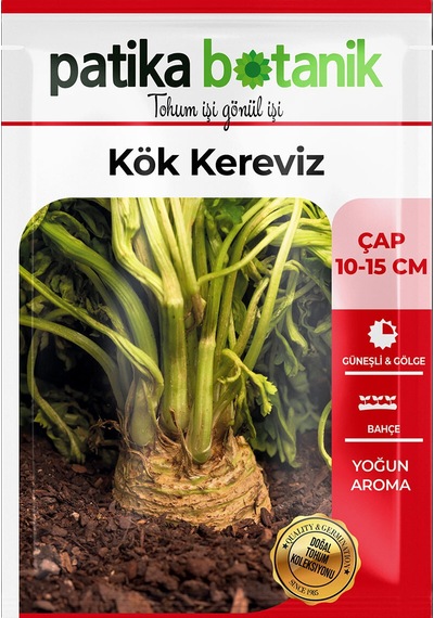 8.000 Adet Yerli Ata Kök Kereviz Tohumu
