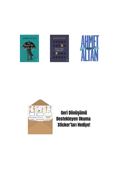 Bir Hayat Bir Hayata Değer + Geceyarısı Şarkıları + Sudaki İz Cep Boy + Okuma Sticker'ları