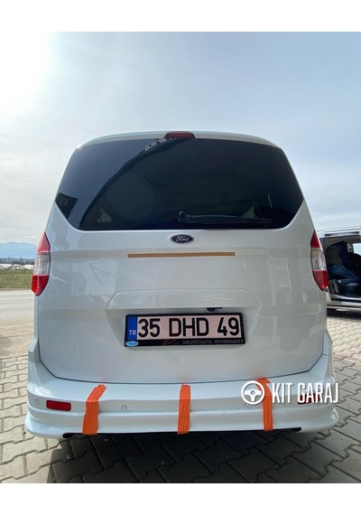 Kit Garaj Ford Tourneo Courier 2014-2023 Boyasız Mat Siyah Arka Ek Plastik