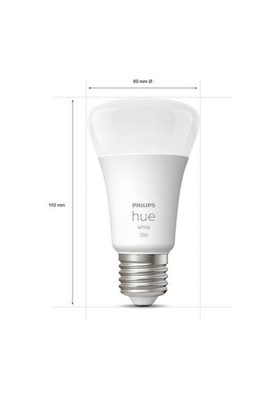 Philips HueW 9.5-75W Beyaz Akıllı Başlangıç Seti 2'li E27