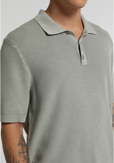 Colin's Colins Regular Fit Polo Yaka Düz Erkek Gri Kısa Kol Kazak Cl1081015 Q1.v1 Lgr Açık Gri