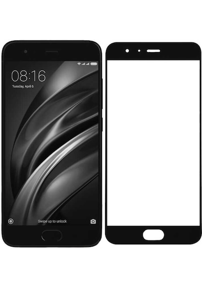 Ekılıf - Xiaomi Mi 6 Uyumlu - Ekran Koruyucu Davin 5d Cam Ekran Koruyucu - Siyah - T22068