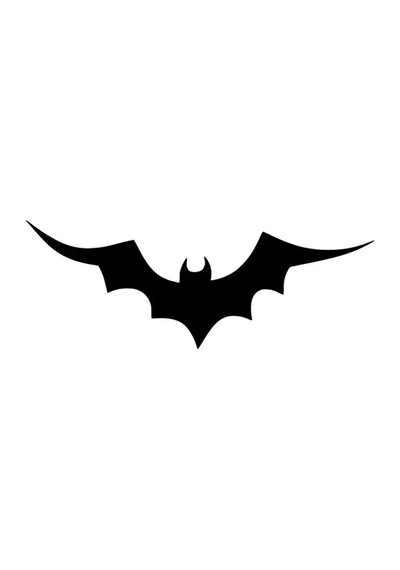 Batman Yarasa Sticker Duvar Dekor Sticker 40 X 16 Cm