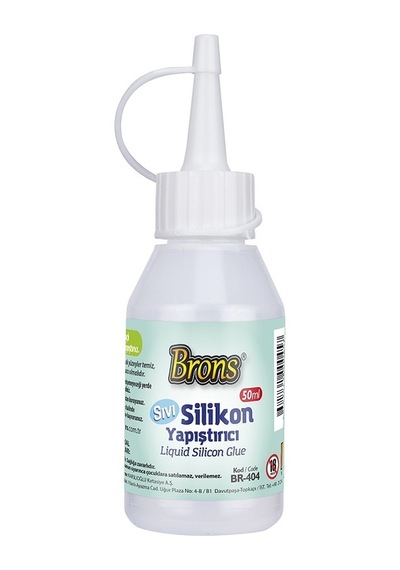Brons Sıvı Silikon Yapıştırıcı 50 Ml. Br-404