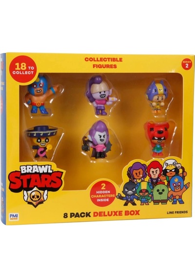 Brawl Stars 8'li Delüks Figür - Model 5 Brawl Stars