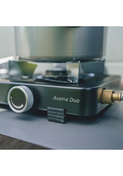 Outwell Asama Duo Burner Portatif İkili Kamp & Karavan Ocağı Siyah