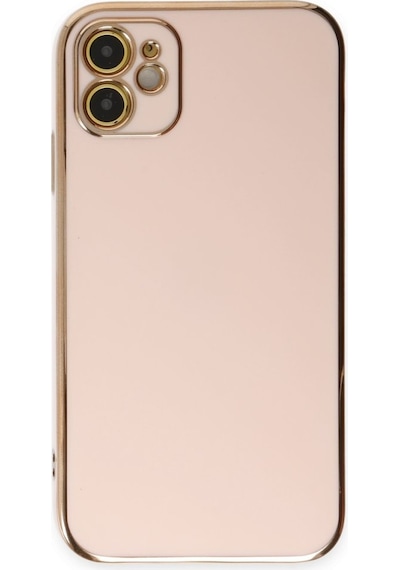 Apple Uyumlu iPhone 12 Kılıf Luxury Seri Kamera Korumalı Silikon Kapak