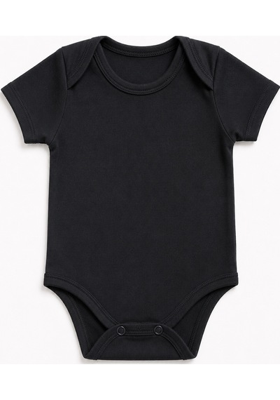 Babyhola Mommy Daddy Yarım Kol Çıtçıtlı Bebek Badi Takım 3686 Ekru