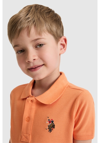 U.s. Polo Assn. Erkek Çocuk Turuncu Tişört Basic 50325608-vr051