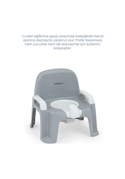Babyjem Afacan Lazımlık Soft Gri