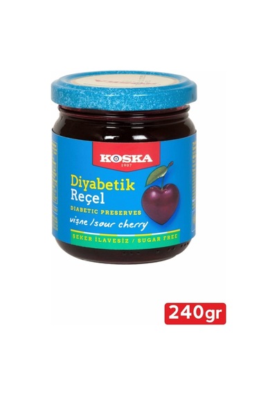 Diyabetik Vişne Reçeli 240 G