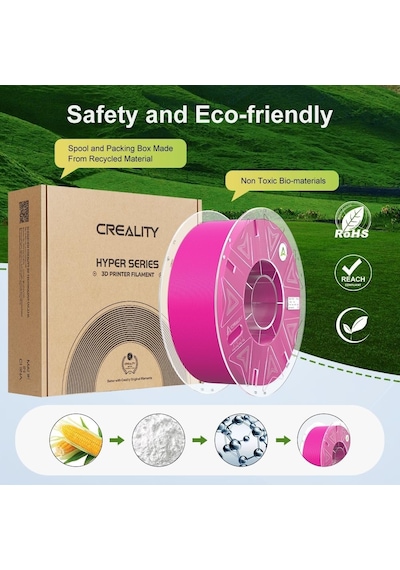 Urhanshop Creality Hyper Pla Rfid Mor Filament 1.75mm 1kg
