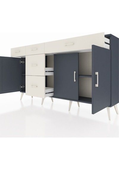 Arges Konsol 2 Raflı 5 Çekmeceli 3 Kapaklı 176x30x99 Antrasit-antrasit/aytaşı Antrasıt/aytası - Antrasıt Arges Konsol 2 Raflı 5 Çekmeceli 3 Kapaklı 176x30x99 Antrasit-antrasit/aytaşı Antrasıt/aytası - Antrasıt