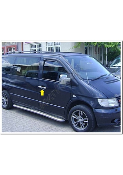 Mercedes Vito Krom Kapı Kolu 1996-2003 4 Kapı Paslanmaz Çelik