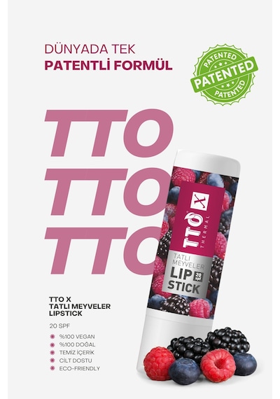Tto X Tatlı Meyveler Lipstick SPF20