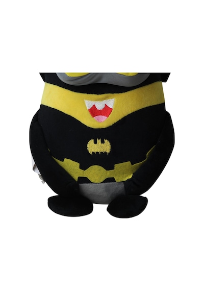 Despicable Me Minions Çılgın Hırsızlar Batman Versiyon Peluş Oyuncak Uyku & Oyun Arkadaşı 30 Cm. Siyah
