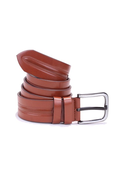 Dagoster DMK26-457 Taba 4.5 CM Suni Deri Erkek Kemer Taba