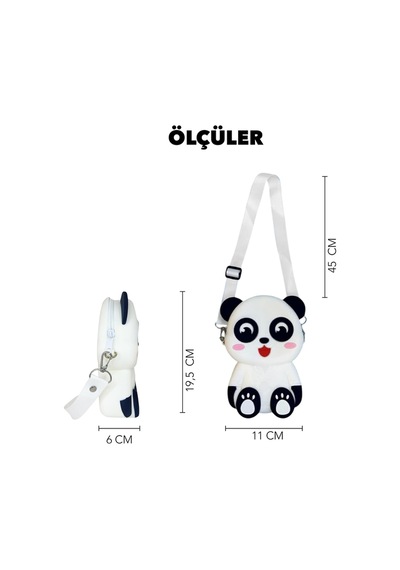 Ogi Mogi Toys Silikon Panda Omuz Çantası