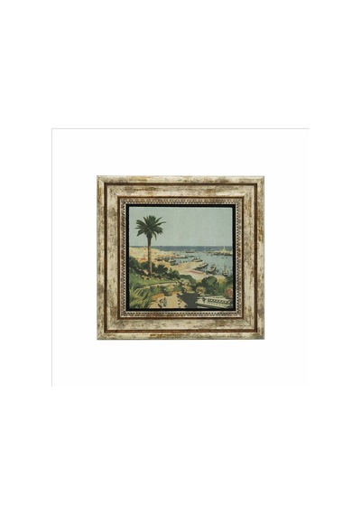 İtalya Görseli Baskılı Taş Tablo 25x25 671