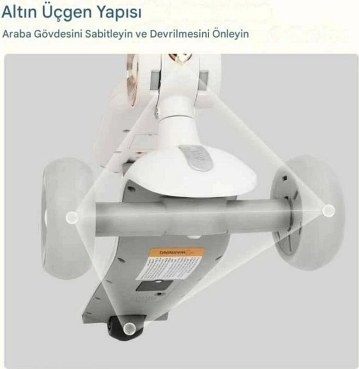 Led Işık 3 Tekerlekli Yükseklik Ayarlı Oturaklı Çocuk Scooter Beyaz Beyaz