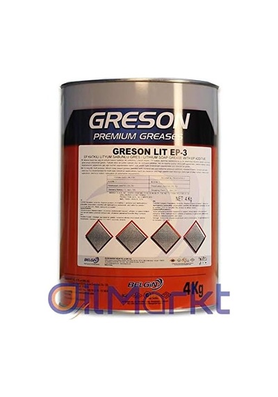Lubex Belgin Greson Lıt Ep 3 4 Kg Sarı Gres Yağı