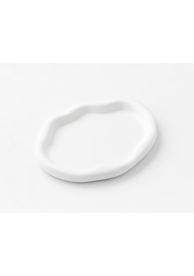 Dekoratif Oval Sunumluk Tabak 24x16cm