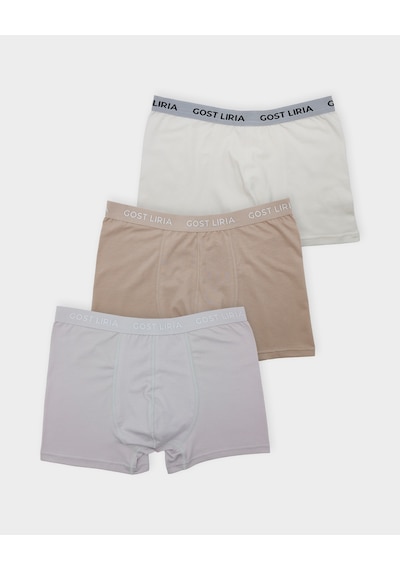 Gost Liria -earth Core Erkek Boxer 3 Lü Paket -çok Renkli Çok Renkli