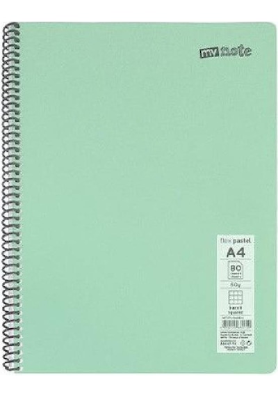 Mynote Flex Neon A4 96 Yaprak Spiralli Çizgili Defter