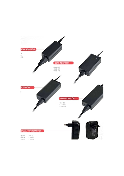 Cld-u316 45w 19.5v 2.31a 4.5 3.0 İğneli Dell Uyumlu Laptop Adaptörü
