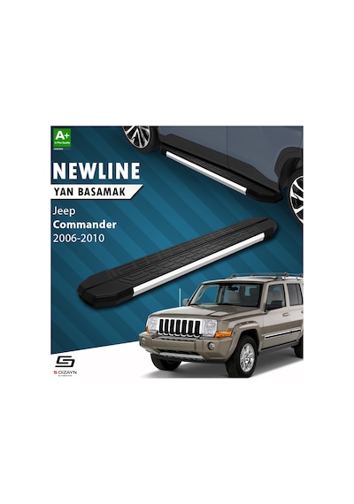 S-dizayn Jeep Commander Newline Krom Yan Basamak 173 Cm 2006-2010 A+ Kalite