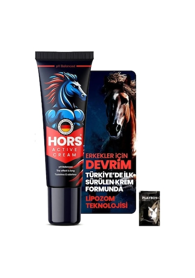 Hors Active Cream P.enis Kremi 50ml 1 Adet + 1 Adet Jel